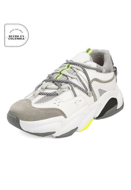 Tenis Sneakers Hombre Blanco Tellenzi Kessic