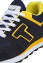Tenis Lifestyle Azul-Amarillo-Blanco Tellenzi de Tellenzi
