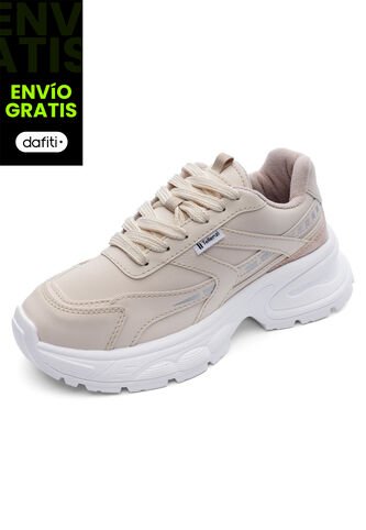Tenis Dama Beige Tellenzi 703 Tellenzi