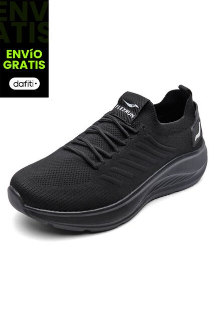 Tenis Running Hombre Negro Tellenzi H-029