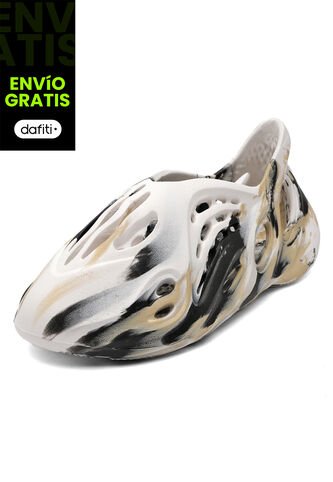 Sandalia Unisex Tellenzi Beige-Negro 8410 Tellenzi