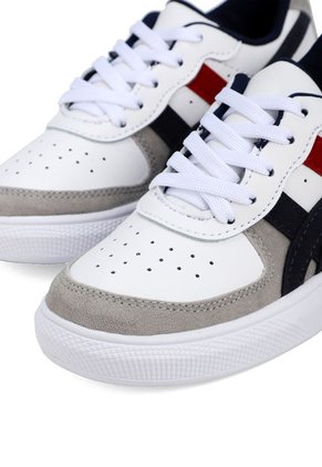 Tenis Infantil Blanco*Gris Tellenzi 886J