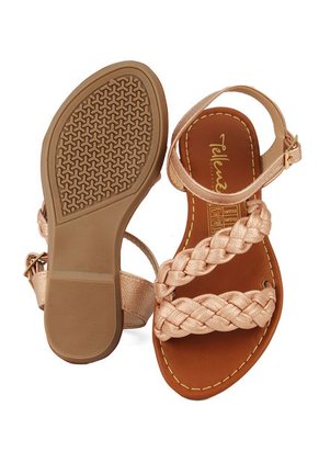 Sandalia Niña Oro Rosa Tellenzi 2124J