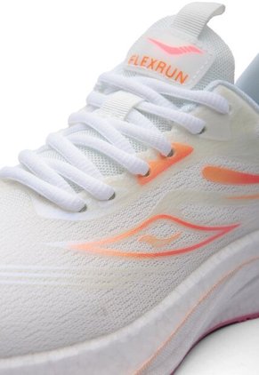 Tenis Running Mujer Blanco-Rosa Tellenzi D-039