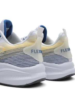 Tenis Running Hombre Blanco-Amarillo Tellenzi H-012