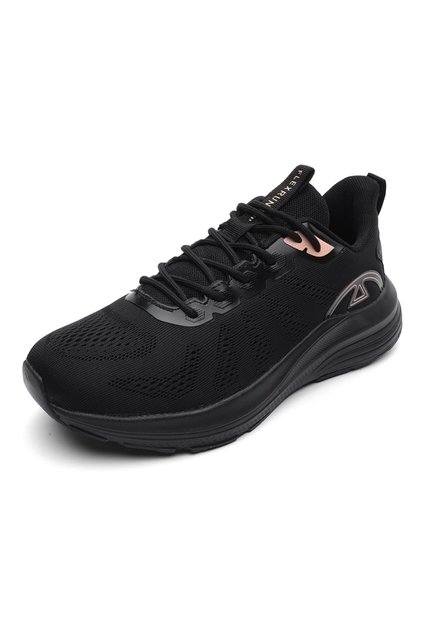 Tenis Running Mujer Negro Tellenzi D-165
