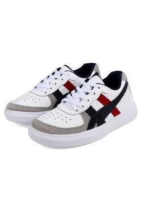 Tenis Infantil Blanco*Gris Tellenzi 886J