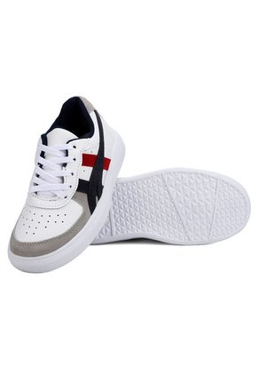 Tenis Infantil Blanco*Gris Tellenzi 886J