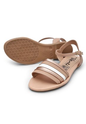 Sandalia Dama Oro Rosa Tellenzi 1814