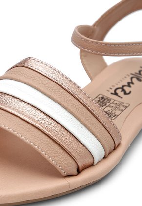 Sandalia Dama Oro Rosa Tellenzi 1814