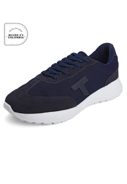 Tenis Hombre Azul Tellenzi 40133
