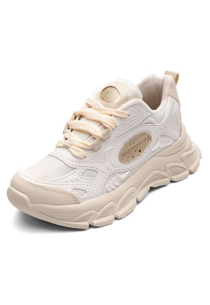 Tenis Mujer Marfil-Beige Tellenzi C2