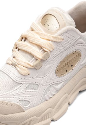 Tenis Mujer Marfil-Beige Tellenzi C2