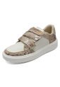Tenis Dama Marfil-Oro Tellenzi S48 de Tellenzi