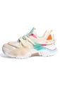 Tenis Dama Crema-Menta Tellenzi D651 de Tellenzi