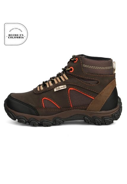 Botas Outdoor Infantil Café Tellenzi 722J