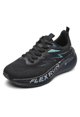 Tenis Running Hombre Negro-Verde Tellenzi H-032 Tellenzi