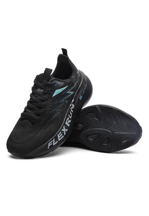 Tenis Running Hombre Negro-Verde Tellenzi H-032