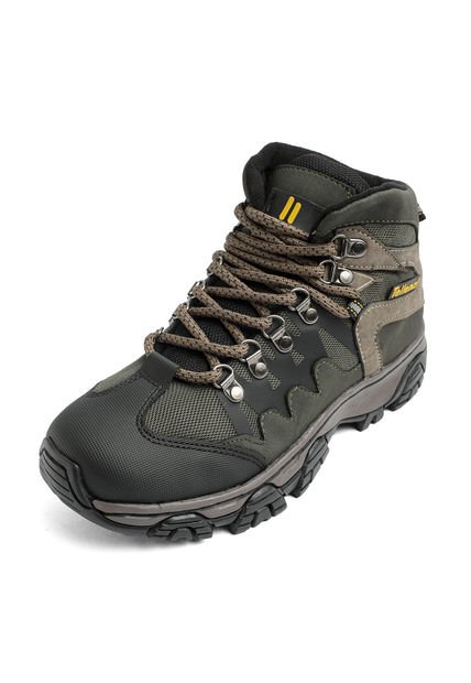 Bota Outdoor Hombre Verde Tellenzi 7-224