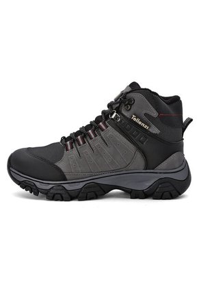 Bota Outdoor Hombre Negro-Gris Tellenzi 7-212