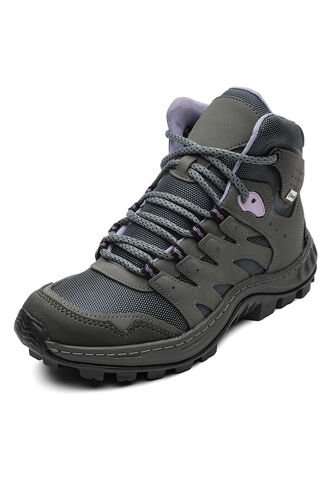 Bota Outdoor Mujer Gris-Lila Tellenzi 2500 Tellenzi