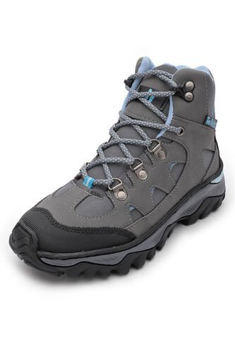 Bota Outdoor Mujer Gris-Azul Tellenzi 7-1006 Tellenzi