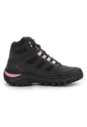 Bota Outdoor Mujer Negro-Rosa Tellenzi 7-1002