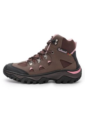 Bota Outdoor Mujer Café-Rosa Tellenzi 7-1006