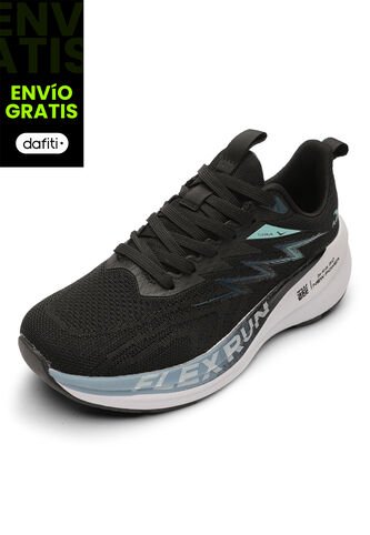 Tenis Running Hombre Negro Tellenzi H-051 Tellenzi