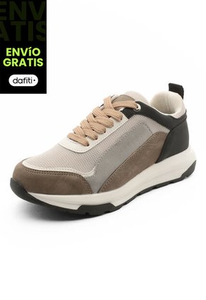 Tenis Hombre Beige Tellenzi 502