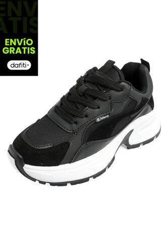 Tenis Dama Negro Tellenzi 632 Tellenzi