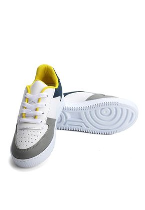 Tenis Infantil Gris*Blanco A2108