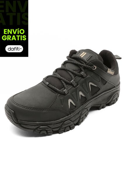 Zapato Outdoor Hombre Negro Tellenzi 7-201