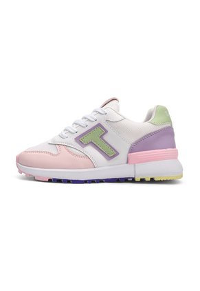 Tenis Sneakers Dama Blanco-Rosa Tellenzi 4844