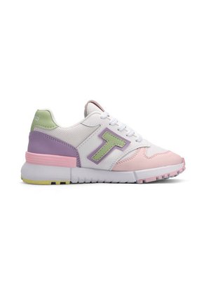 Tenis Sneakers Dama Blanco-Rosa Tellenzi 4844