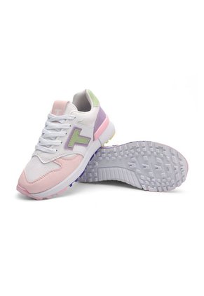 Tenis Sneakers Dama Blanco-Rosa Tellenzi 4844