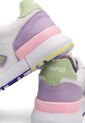 Tenis Sneakers Dama Blanco-Rosa Tellenzi 4844 de Tellenzi