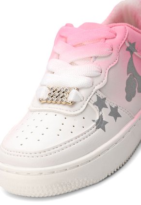 Tenis Infantil Beige-Rosa Tellenzi A-55