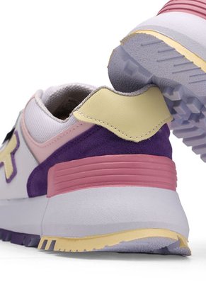 Tenis Sneakers Dama Blanco-Lila Tellenzi 3001