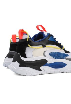 Tenis Sneakers Hombre Blanco-Negro Tellenzi OTSU