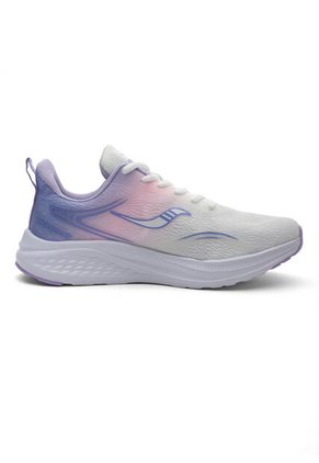 Tenis Running Mujer Blanco-Lila Tellenzi D-053