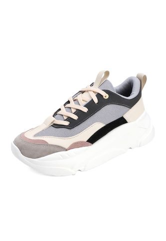 Tenis Dama Beige-Negro Tellenzi DP035 Tellenzi