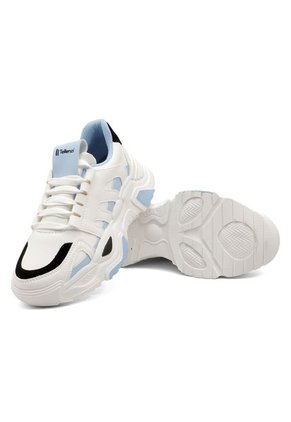 Tenis Mujer Blanco-Cielo Tellenzi 5017
