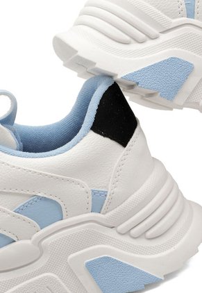 Tenis Mujer Blanco-Cielo Tellenzi 5017