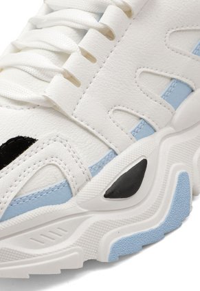 Tenis Mujer Blanco-Cielo Tellenzi 5017