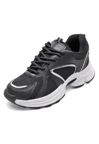 Tenis Dama Negro-Plata Tellenzi 2090 Tellenzi