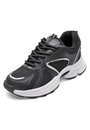 Tenis Dama Negro-Plata Tellenzi 2090