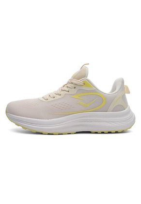 Tenis Running Mujer Beige-Amarillo Tellenzi D-051