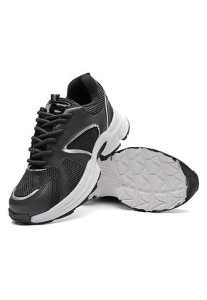 Tenis Dama Negro-Plata Tellenzi 2090