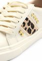 Tenis Dama Blanco-Animal Print Tellenzi S-16 de Tellenzi